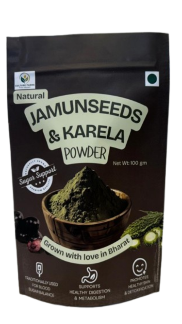 Culture Farms Natural Jamunseeds & karela Powder